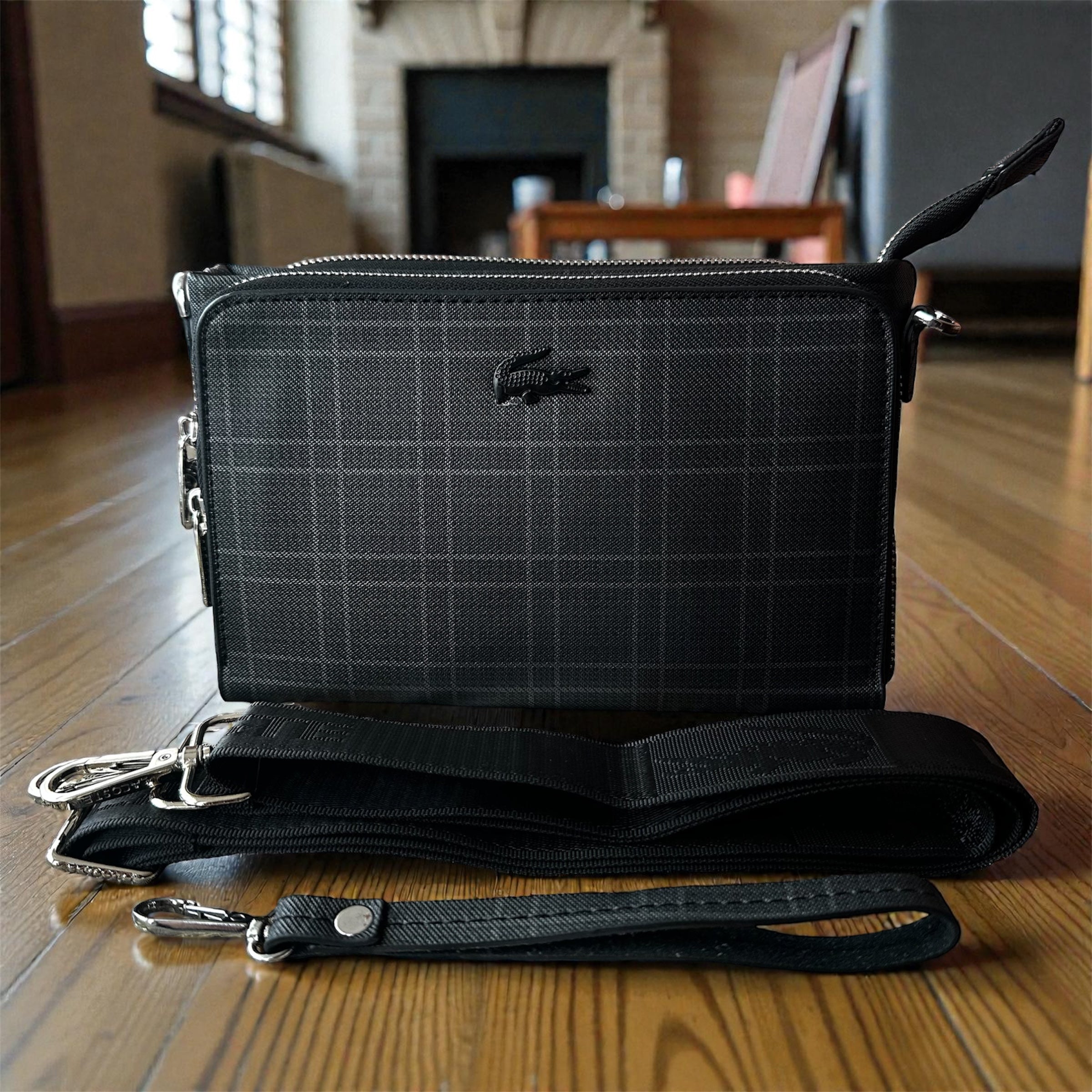Sacoche Lacoste black