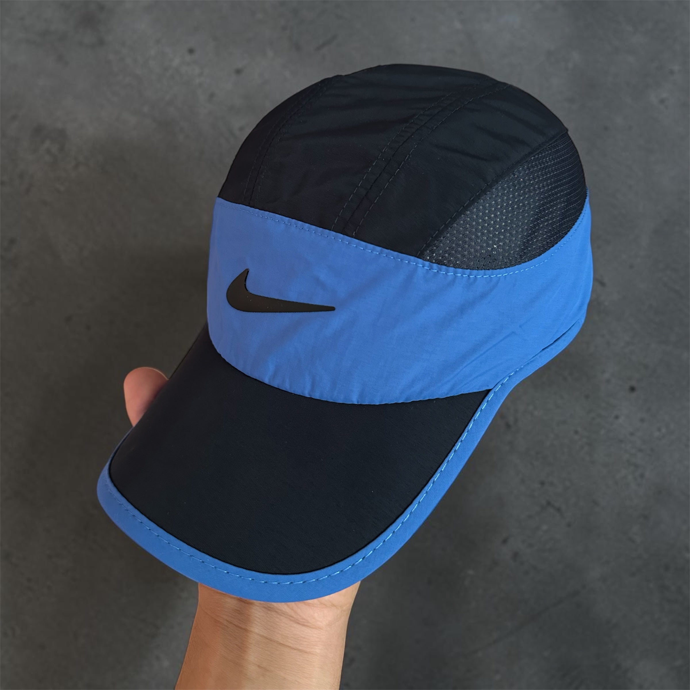 Casquette nike bleu noir