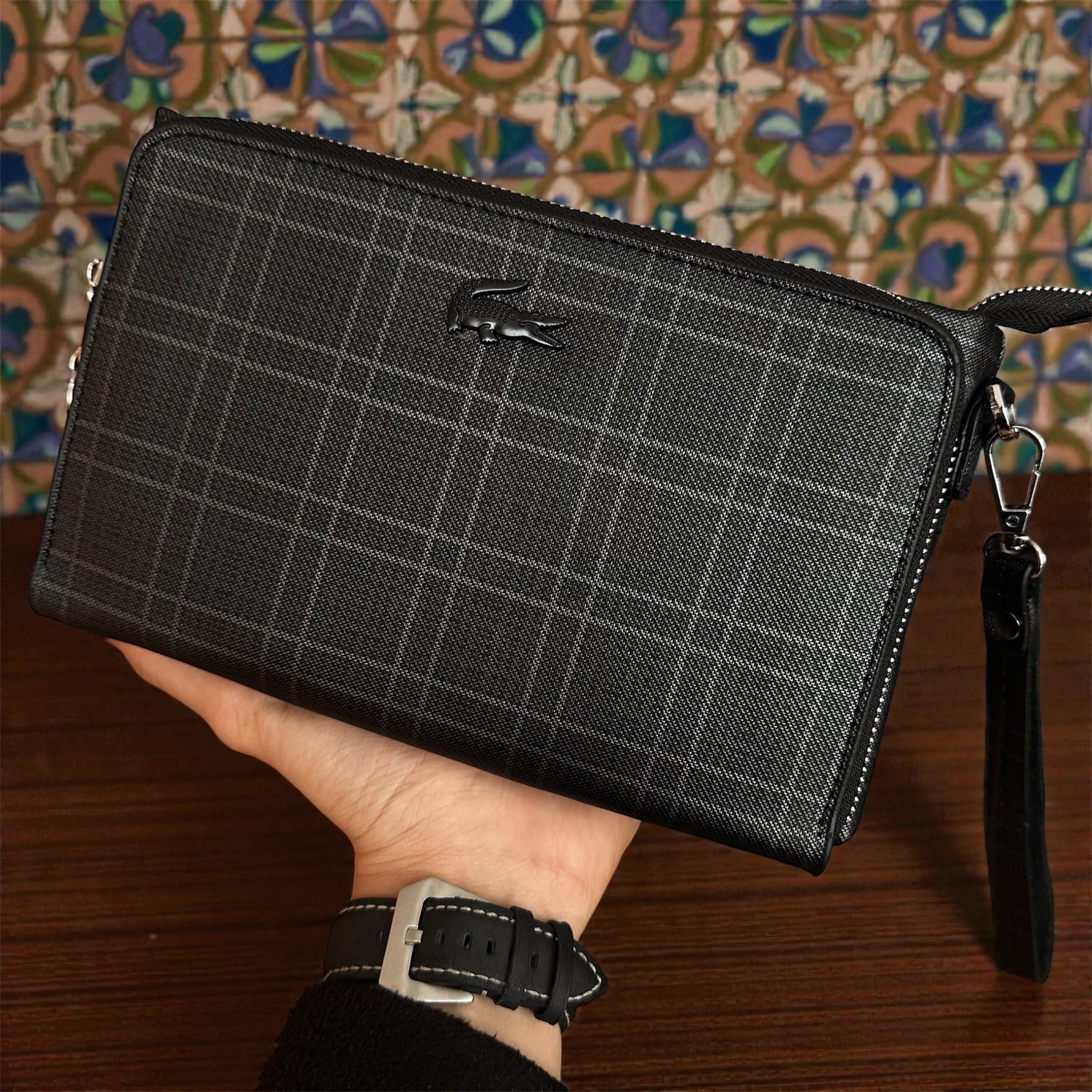 Sacoche Lacoste black