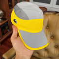 Casquette Lacoste jaune gris