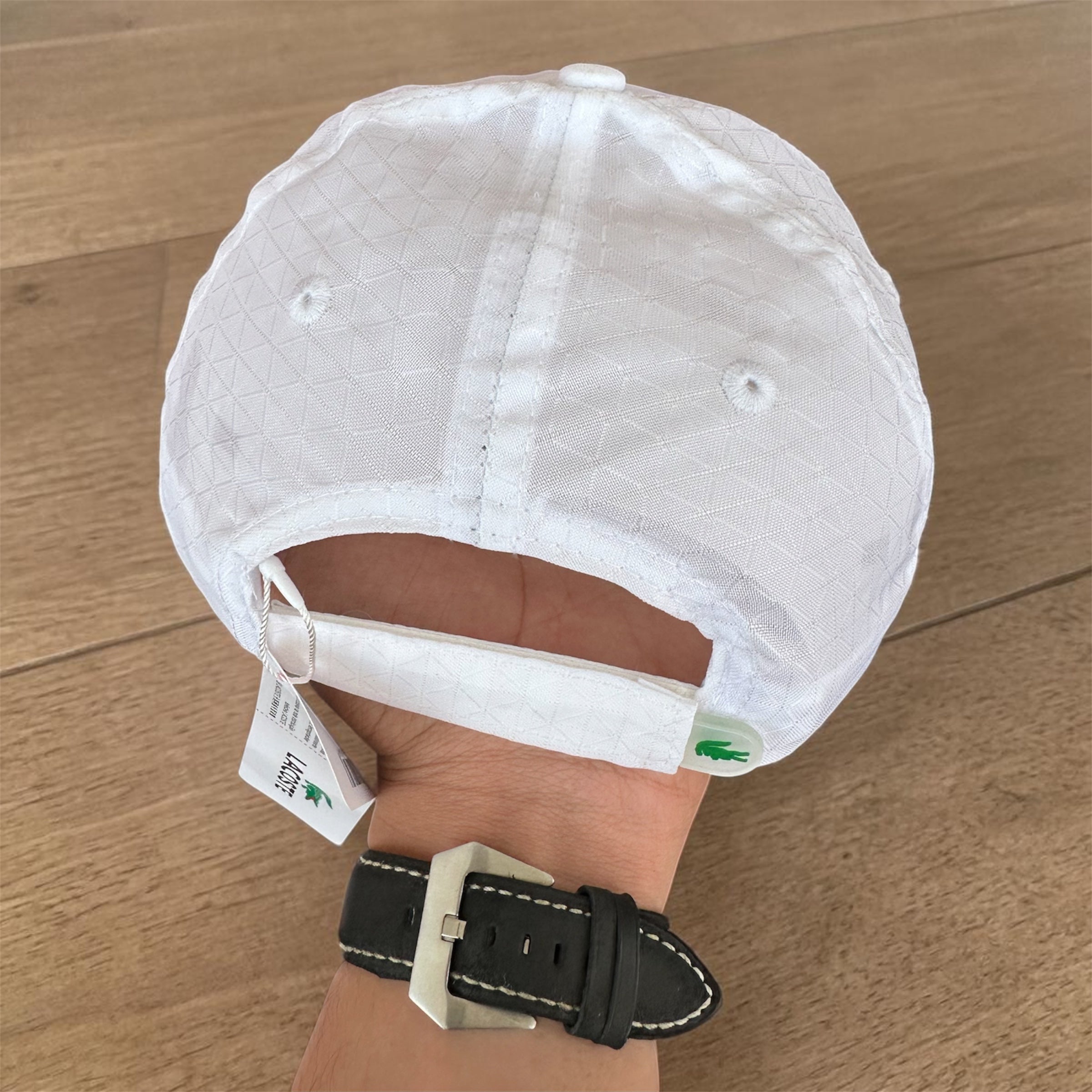 Casquette Lacoste blanche
